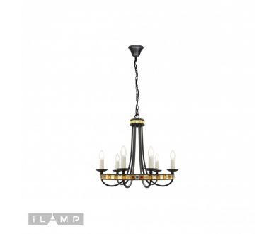 Подвесная люстра iLamp Dream 10190-6P BK