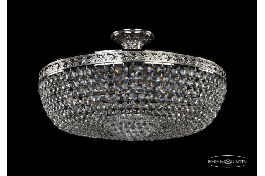 Люстра на штанге Bohemia Ivele Crystal 19281/60IV Ni