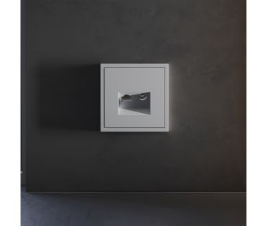 Накладка для розетки TV+RJ45 кат. 6 Voltum S70 (серый) VLS002716