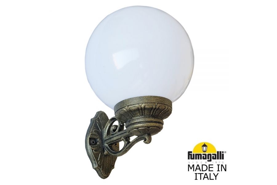 Уличный настенный светильник Fumagalli Globe 250 G25.131.000.BYF1R
