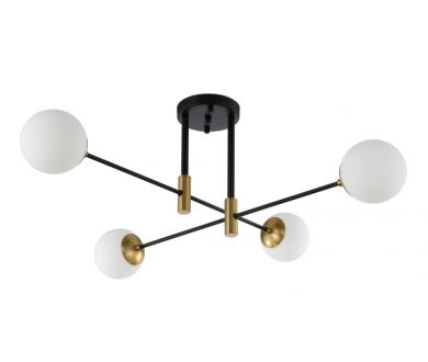Потолочная люстра Crystal Lux Fidel FIDEL PL4 BLACK
