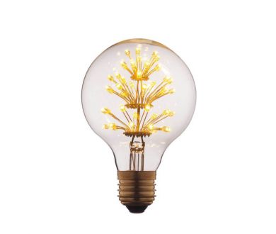 Лампа светодиодная филаментная Loft IT E27 3W прозрачная G8047LED