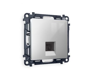 Купить Комплект механизма компьютерной розетки RJ-45(8P8C) CAT6 со шторкой Ambrella Volt Alfa MA412010 Комплект механизма компьютерной розетки RJ-45(8P8C) CAT6 со шторкой Ambrella Volt Alfa MA412010