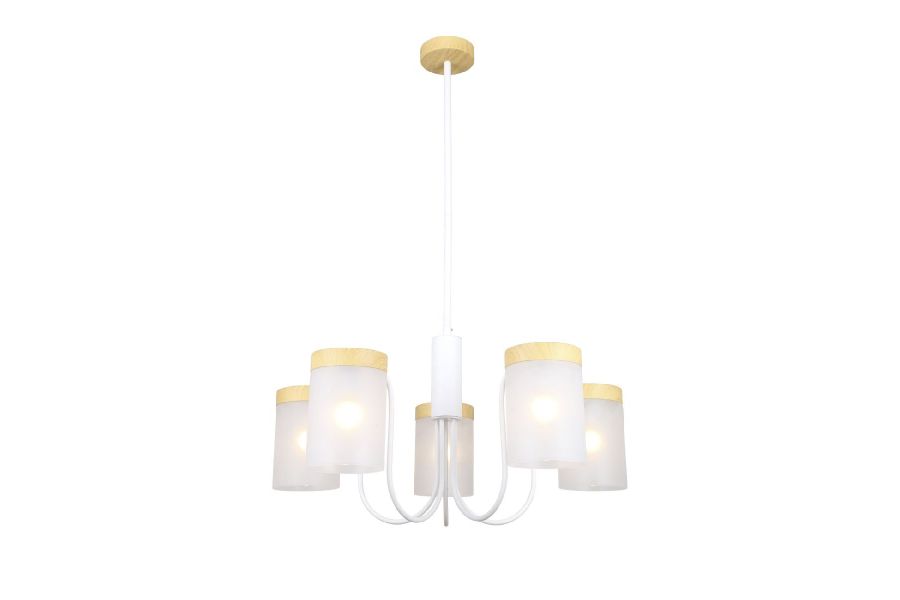Люстра на штанге Escada Harmony 1172/5P White