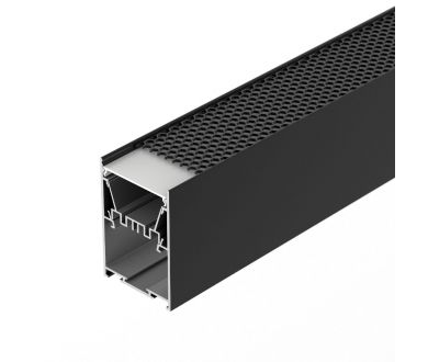 Алюминиевый профиль Arlight LINE-5075-HONEYCOMB-2000 BLACK 044874