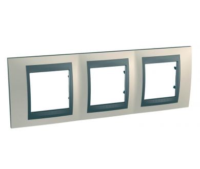 Рамка 3-постовая Schneider Electric Unica Top MGU66.006.295