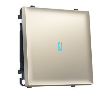 Комплект механизма 1-кл выключателя с подсветкой 10000K SIGMA Шёлк 10A-250V QUANT PRO Ambrella Volt MS542020 (SP5420, PR101, G17B)