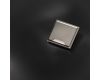 Накладка для розетки с заземлением защитными шторками и крышкой S70 Metal (никель) Voltum VLSM000811