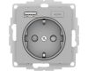 Розетка 16А с USB A+C (5В/2,4А/3 А, 2х5В/1,5А), Systeme Electric AtlasDesign Алюминий ATN000332