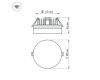 Встраиваемый светильник Arlight LTD-80R-Opal-Roll 5W Day White 020808