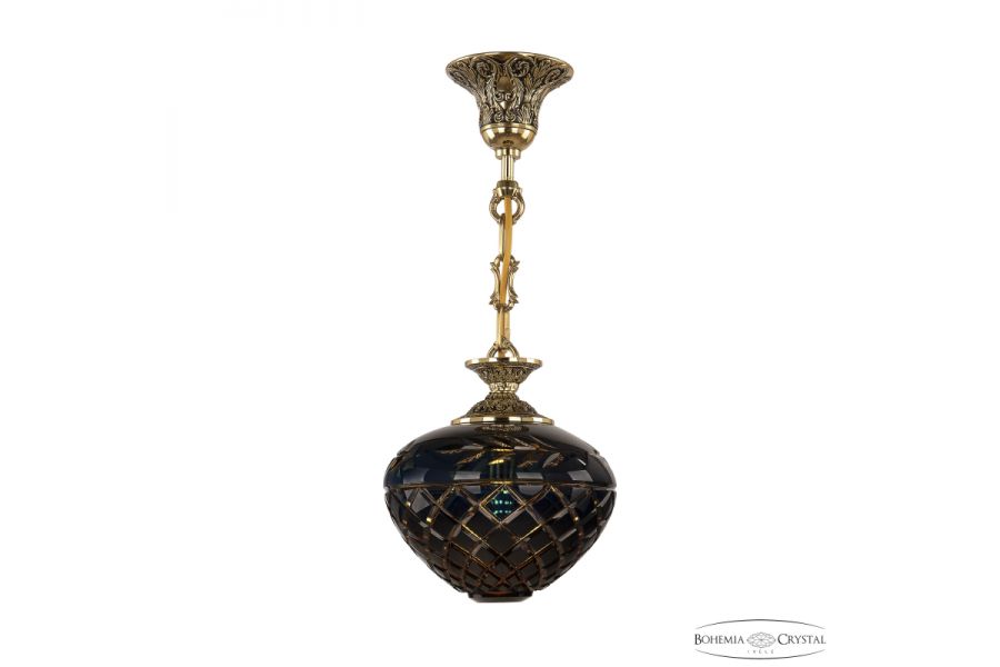 Подвесной светильник Bohemia Ivele Crystal 7003P/18 GB Amber-Blue/H-1B