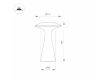 Уличная настольная лампа Arlight SP-COLLADA-TAB-1.5W Warm3000-MIX (WH, 123 deg) 044368