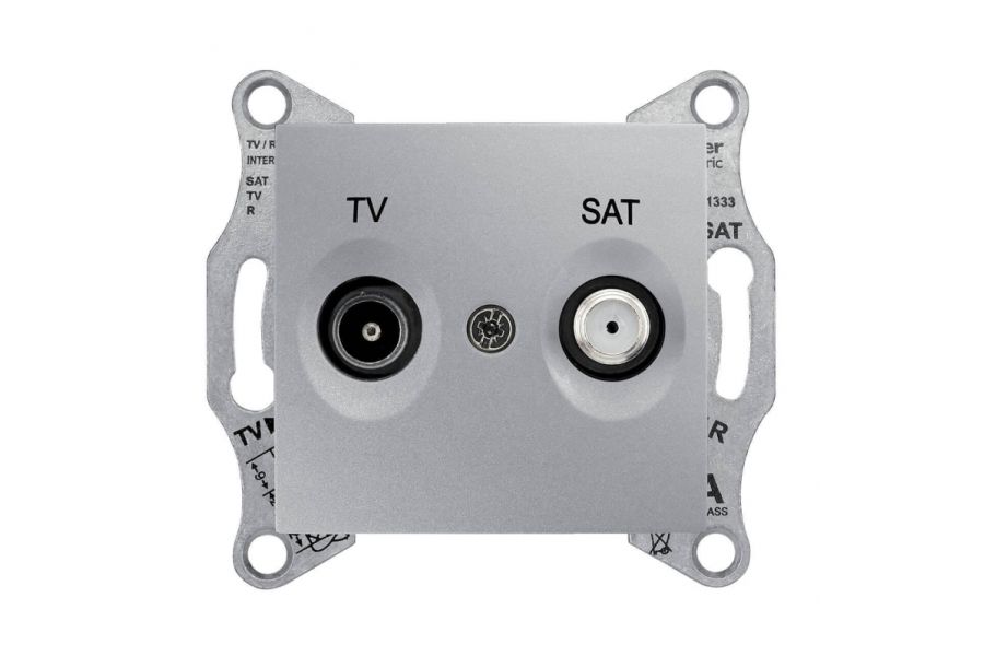 Розетка TV/SAT проходная Schneider Electric Sedna 4dB SDN3401960