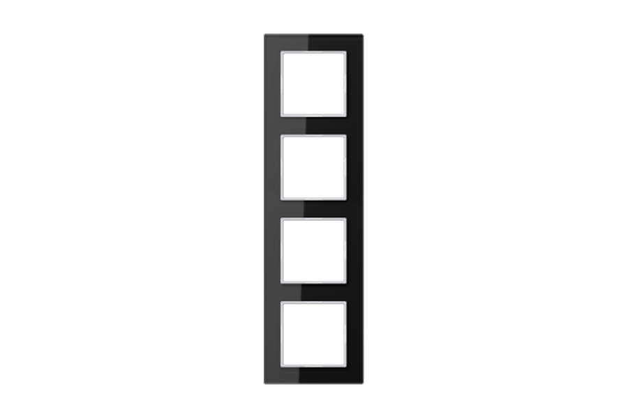 Рамка четырехместная Jung AC584GLSW