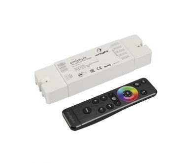 Диммер Arlight ARL-SET-PWM-104-72-RGBW-SH-IN, комплект (12-24V, 4x6A, 2.4G) (IP20 Пластик) 061157