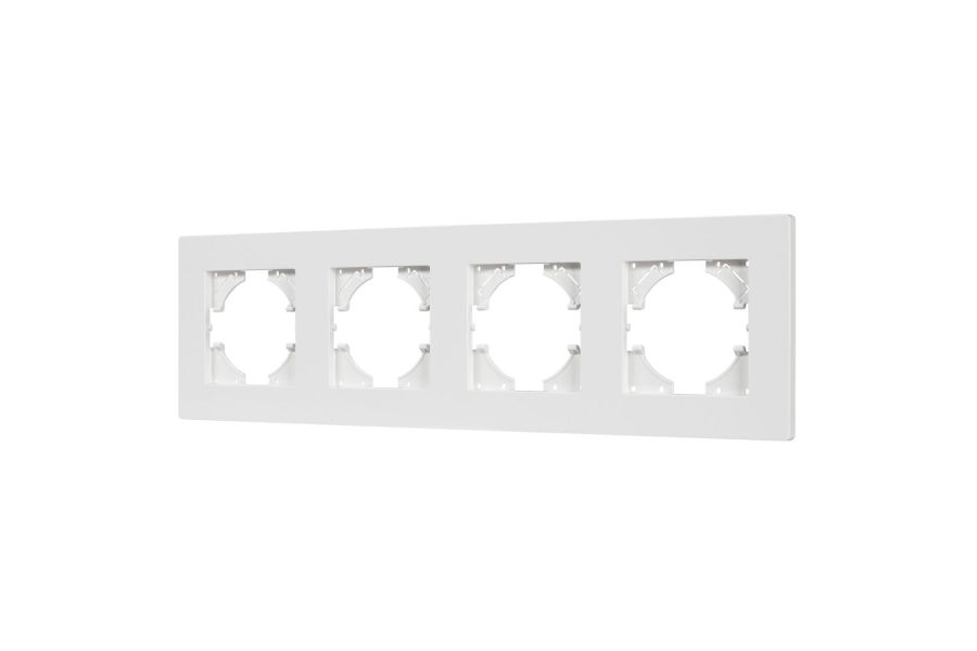 Рамка на 4 поста пластиковая Arlight FRM-PERIO-PL-4-WH 049758