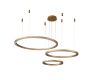 Подвесной светодиодный светильник Crystal Lux FORTUNA SP158W LED D400+600+800 GOLD