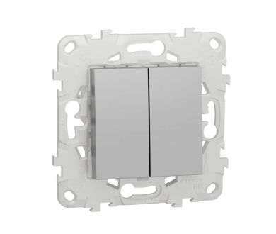 Переключатель двухклавишный перекрестный Schneider Electric Unica New NU521530