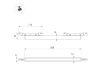 Трековый магнитный светильник Arlight MAG-MICROCOSM-FLAT-L588-20W Day4000 (WH, 100 deg, 24V) (IP20 Металл) 051821
