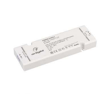 Блок питания Arlight ARV-SP-24060-FLAT (24V, 2.5A, 60W) (IP20 Пластик) 059050