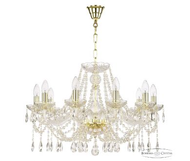 Купить Подвесная люстра Bohemia Ivele Crystal 107/10/240 G Подвесная люстра Bohemia Ivele Crystal 107/10/240 G