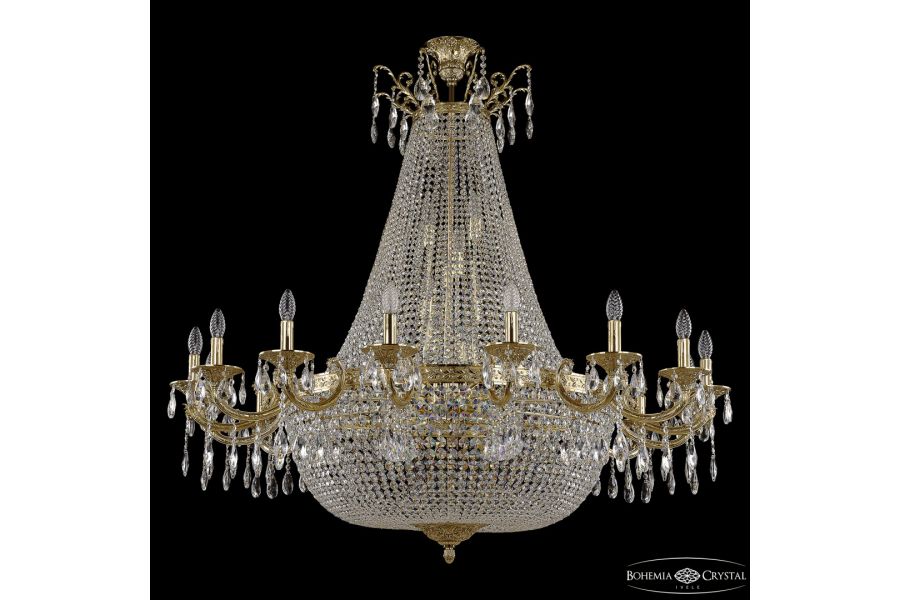 Потолочная люстра Bohemia Ivele Crystal 2111H208/16/135IV/Y1 G