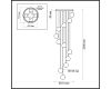 Каскадная люстра Odeon Light Jemstone 5085/60L