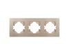 Рамка на 3 поста пластиковая Arlight FRM-PERIO-PL-3-GD 049757