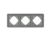 Рамка на 3 поста стеклянная Arlight FRM-OMALI-SFGS-3-GR 049714