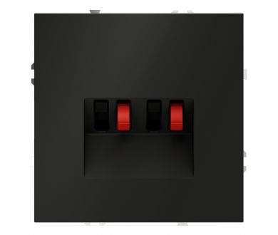 Розетка акустическая Voltum S70 VLS060308 (черный матовый)