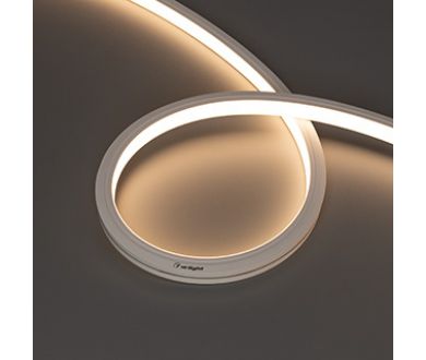 Светодиодная лента герметичная Arlight MOONLIGHT-PRO-TOP-X320-13x12mm 48V Warm3000 (9.6 W/m, IP67, 30m, wire x2) (Вывод боковой) 061055