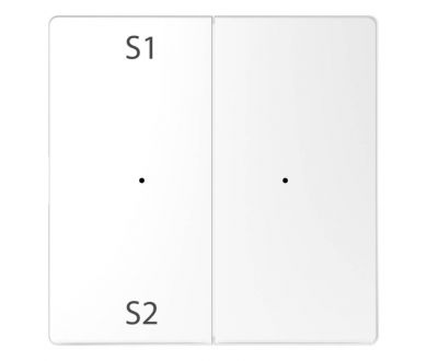 Клавиша двойная Schneider Electric Merten D-Life MTN5226-6035