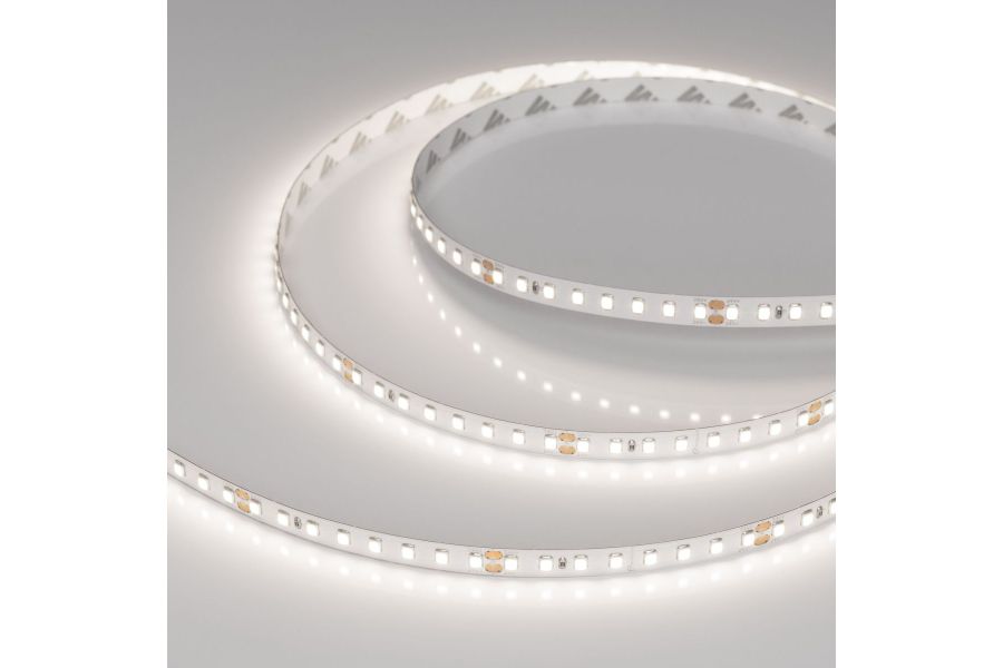Светодиодная лента Arlight RT-A128-8mm 24V Day5000 (10 W/m, IP20, 5m) (высок.эфф.150 лм/Вт) 038756(1)