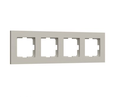Рамка на 4 поста Werkel Slab (дымчатый софт) W0042917 4690389218453 a071628