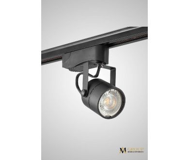 Трековый однофазный светильник AM Group AM232 BK