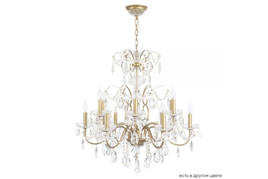 Подвесная люстра Crystal Lux ODELIS SP12 GOLD