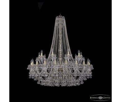 Подвесная люстра Bohemia Ivele Crystal 1409/20+10/400/h-133 G