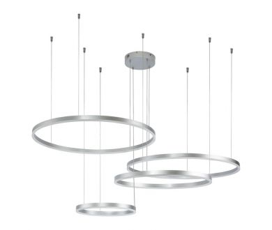 Подвесная люстра Indigo Galass 14001/4P Silver V000016L