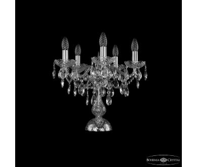 Настольная лампа Bohemia Ivele Crystal 1415L/5/141-39 Ni
