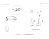 Подвесной светильник Crystal Lux ELEMENT SP12W LED CHROME