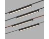 Трековый однофазный светильник Denkirs Belty Linear DK5577-BK