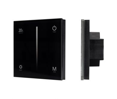 Панель Arlight Smart-P35-Dim-IN Black (230V, 0-10V, Sens, 2.4G) 028113
