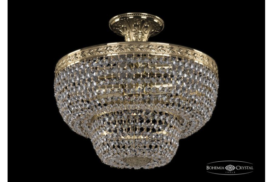 Люстра на штанге Bohemia Ivele Crystal 19091/35IV G