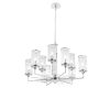 Подвесная люстра Crystal Lux GLORIA SP9 CHROME