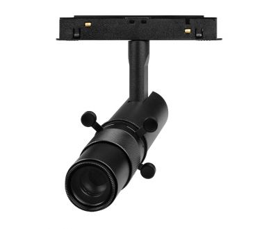 Трековый магнитный светильник Arlight MAG-ORIENT-SPOT-CROP-ZOOM-TC-R35-6W Warm3000 (BK, 19-29 deg, 48V) 045067