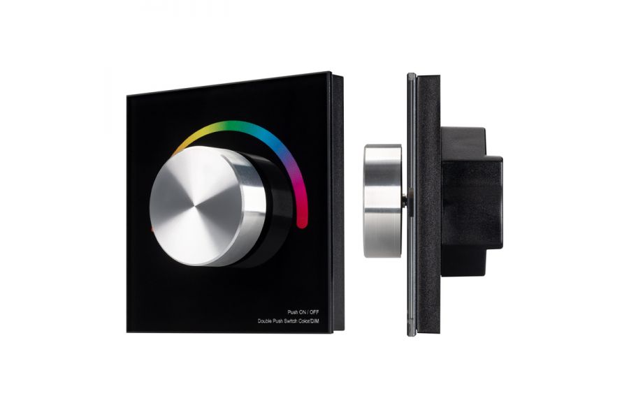 Панель Arlight Smart-P5-RGB-G-IN Black (3V, Rotary, 2.4G) 033757