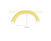 Светодиодная герметичная лента Arlight MOONLIGHT-COTTON-TOP-S-M560-D13xmm 24V Warm3000 (11 W/m, IP65, 5m, wire x1) 048141