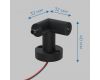L-соединитель R с проводом IMEX Thin & Smart IL.0060.4006-W-BK