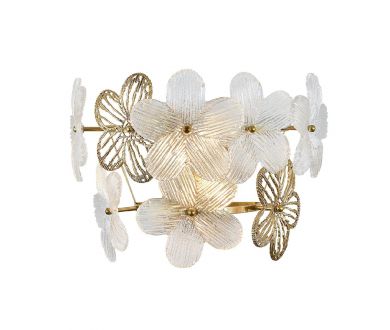Купить Настенный светильник Indigo Fiori 12049/2W Brass V000554 Настенный светильник Indigo Fiori 12049/2W Brass V000554