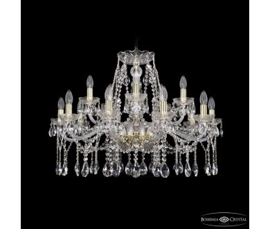 Подвесная люстра Bohemia Ivele Crystal 1413/10+5/300 G